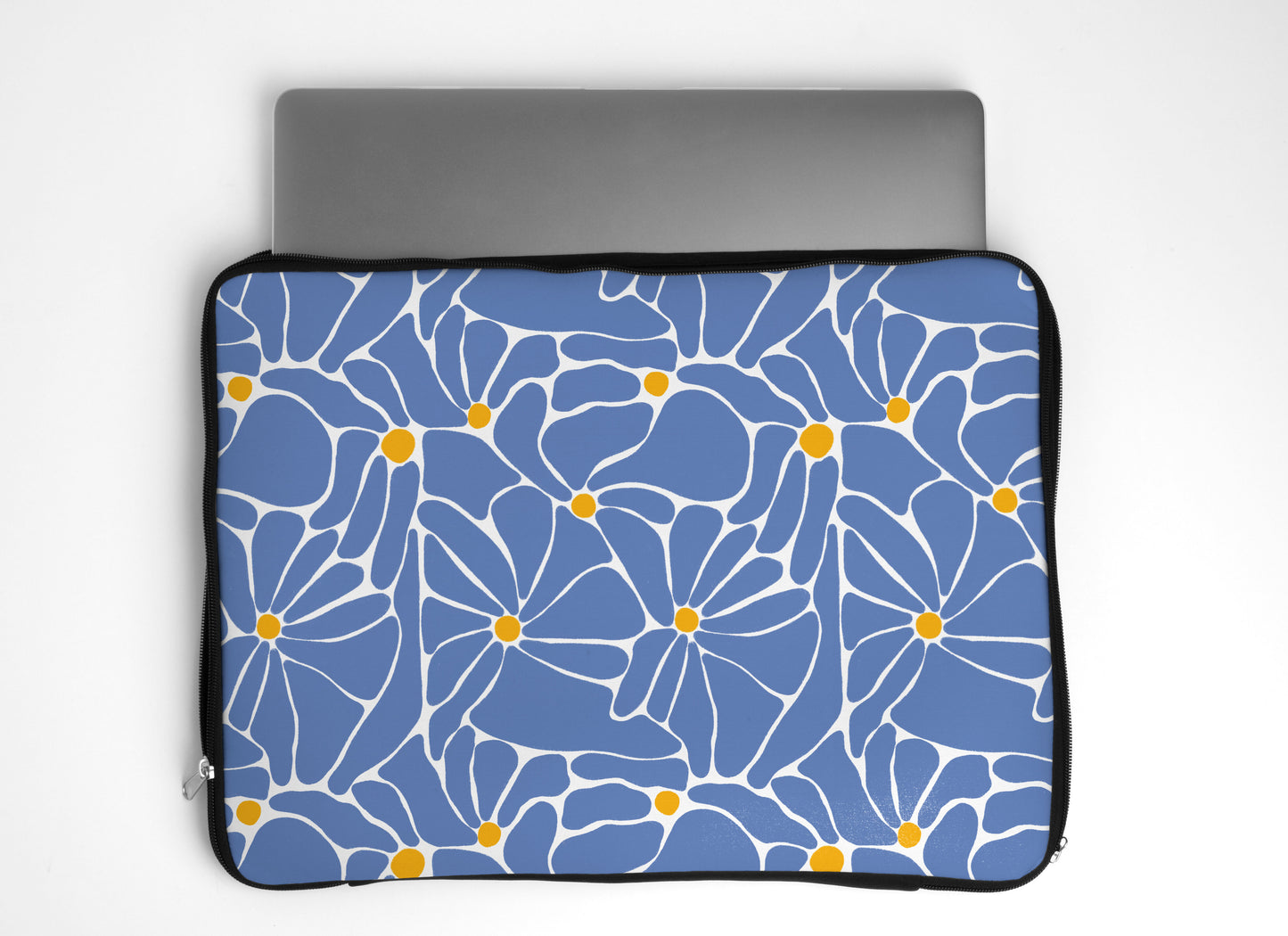 Blue Bloom Laptop Sleeve