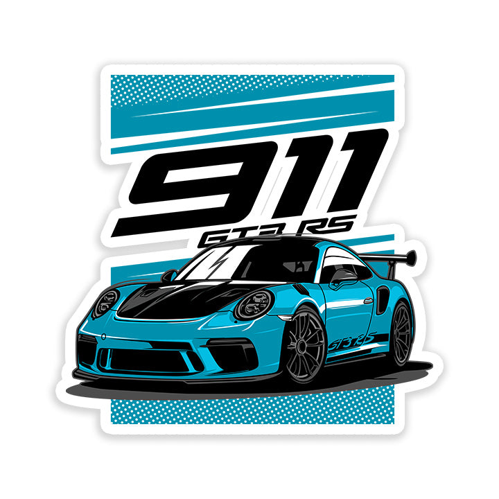 Porsche 911 Sticker