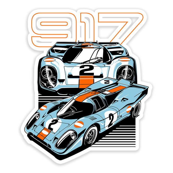 Porsche 917 Sticker