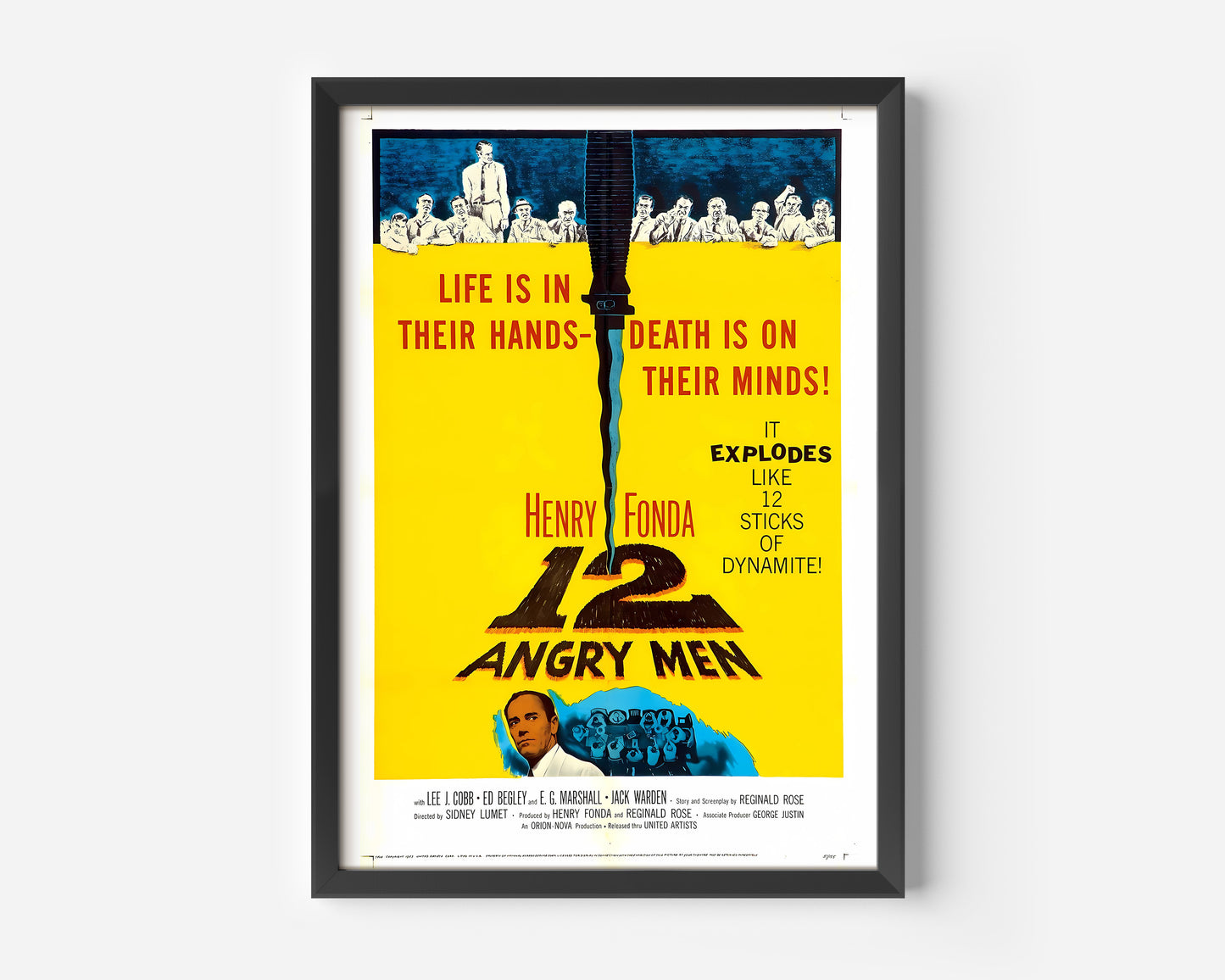 12 Angry Men Vintage Poster