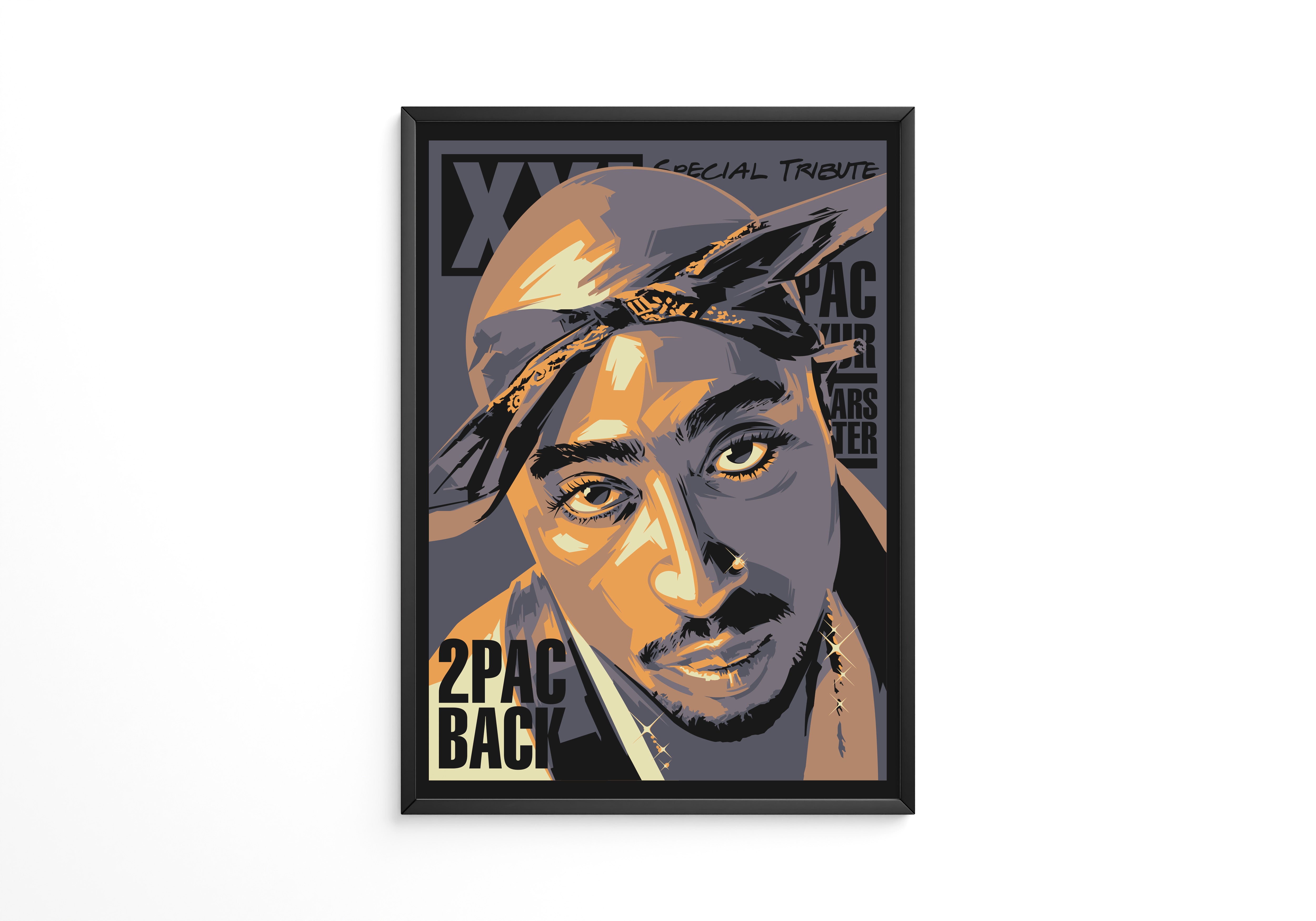 2PAC BACK Poster – Dank N Drip