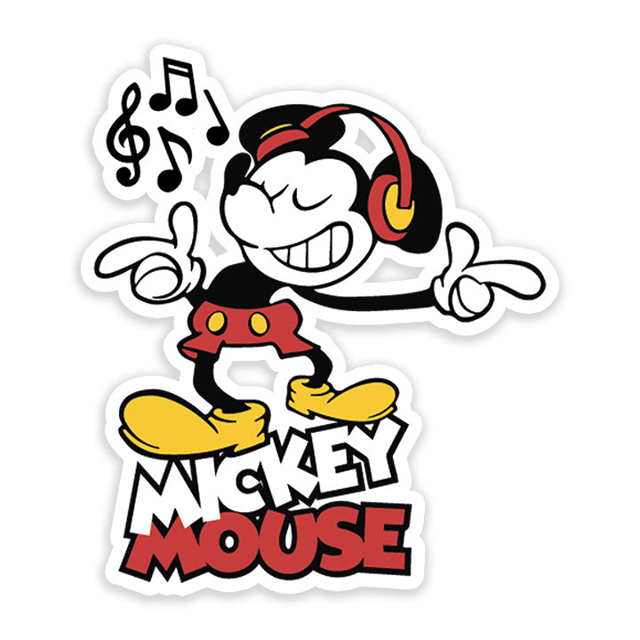 mickey mouse sing Sticker