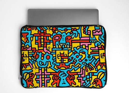 Keith Haring 6 Laptop Sleeve