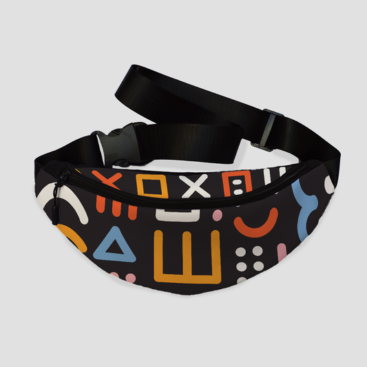 Colourful Memphis Fanny Pack