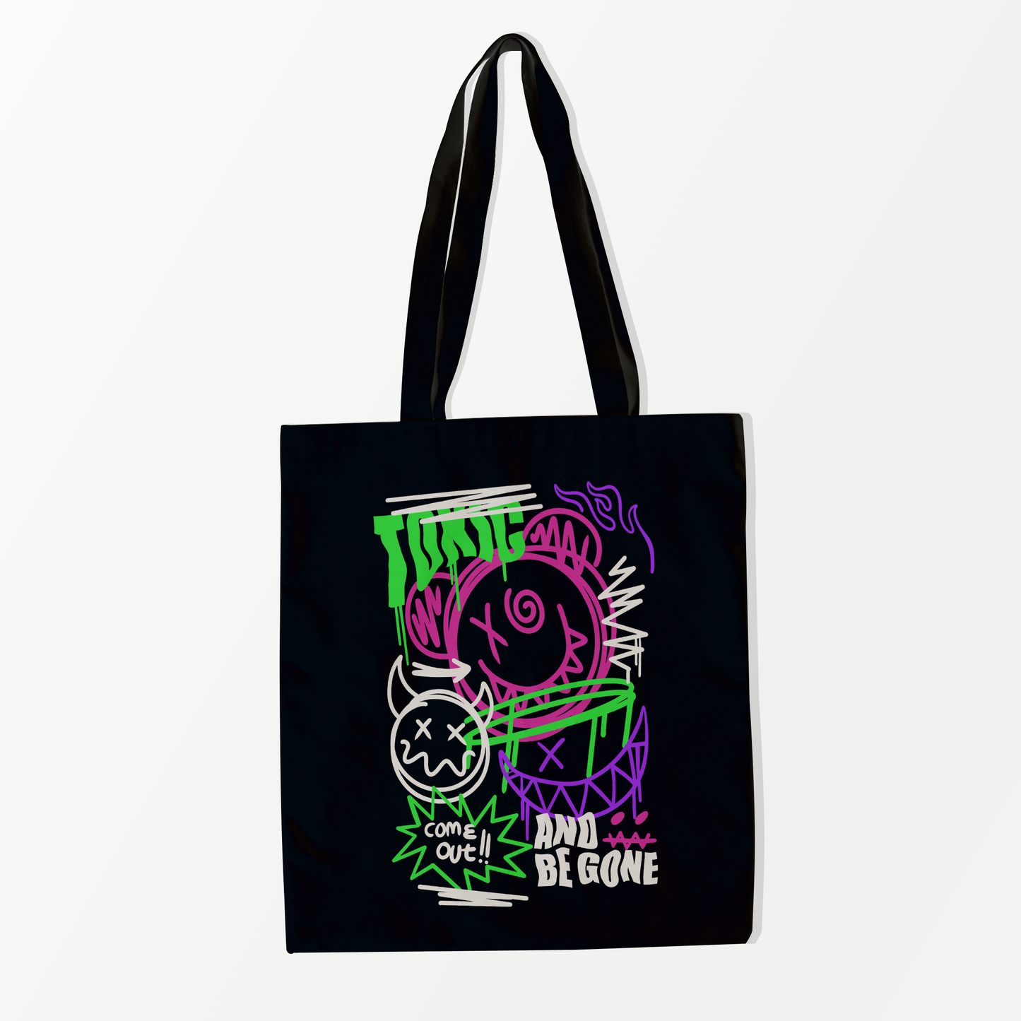 Toxic Tote Bag Black