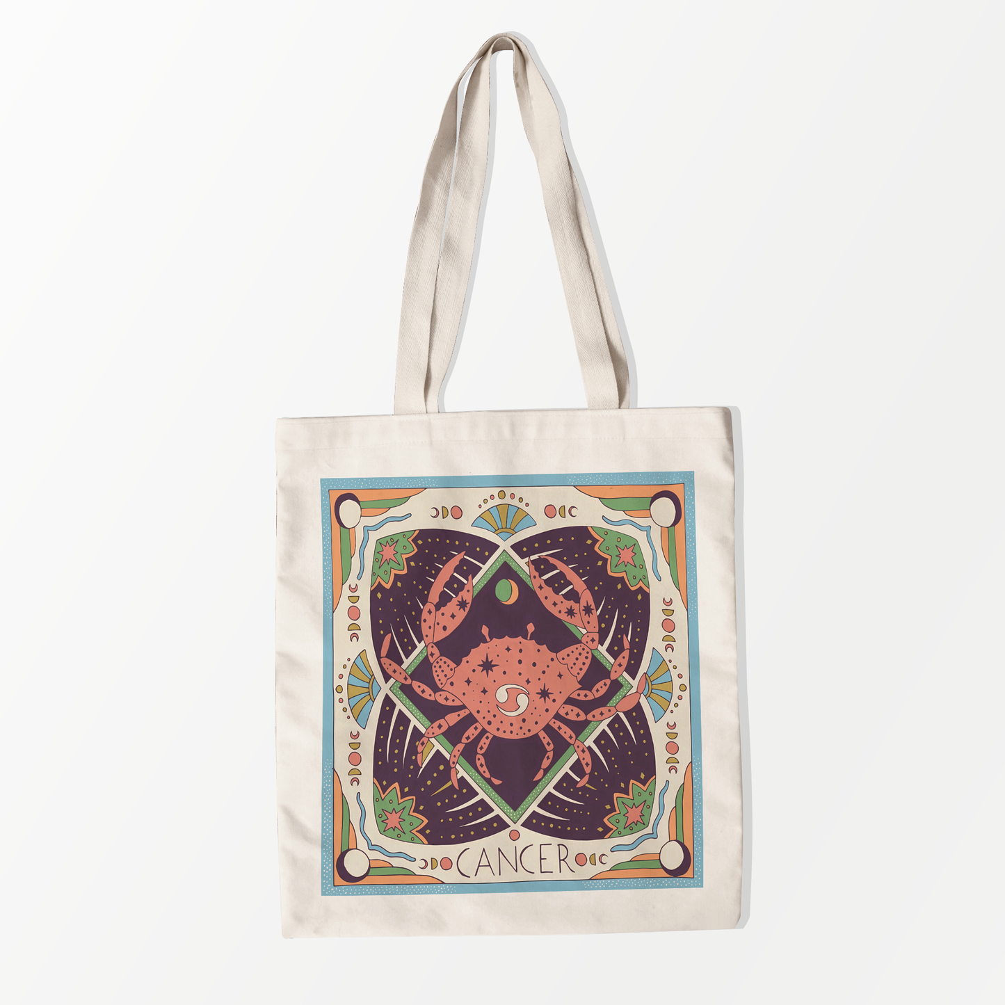 Cancer Horoscope Tote Bag