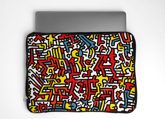 Keith Haring 8 Laptop Sleeve