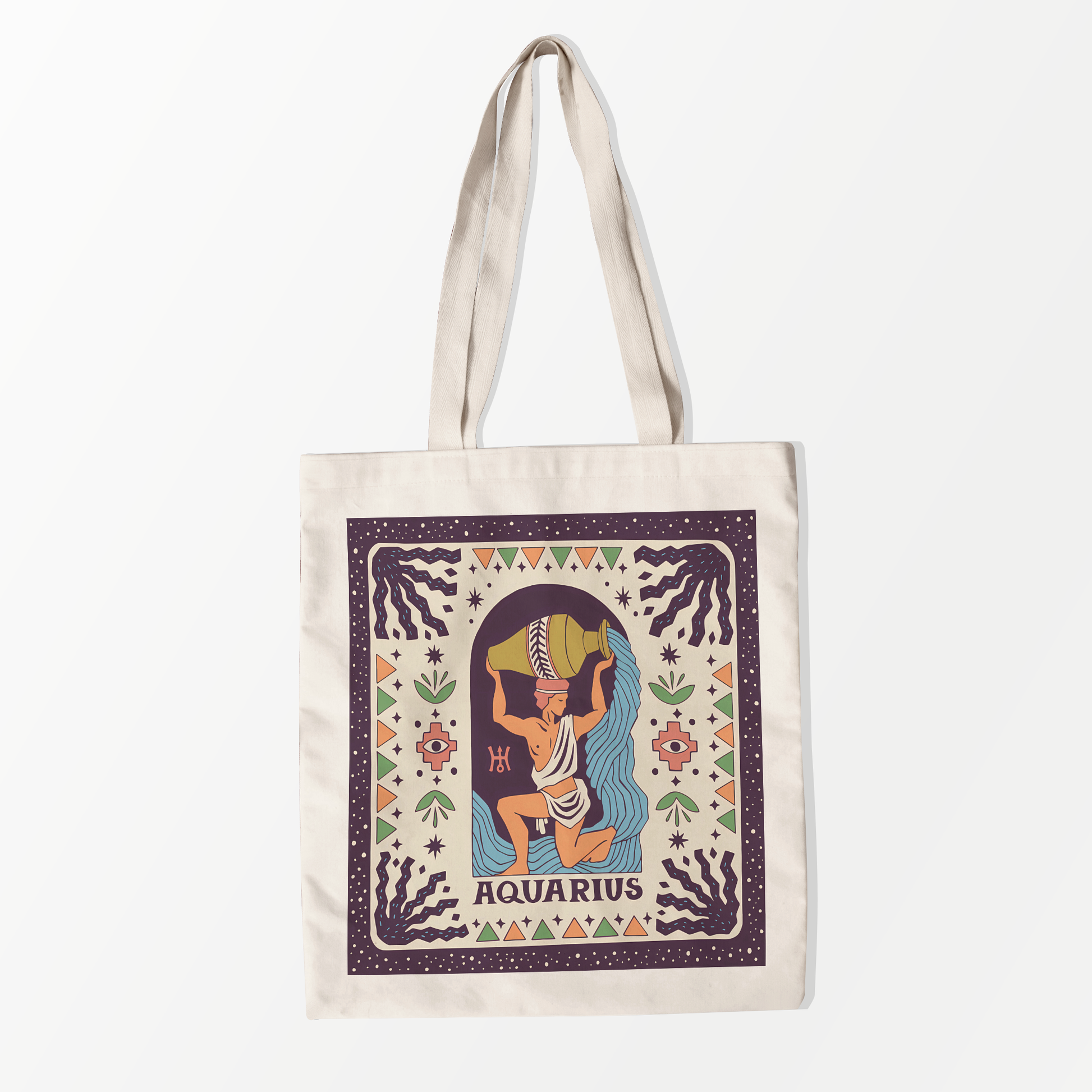 Aquarius Horoscope Tote Bag