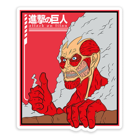 Colossal Titan Attack on Titan Sticker