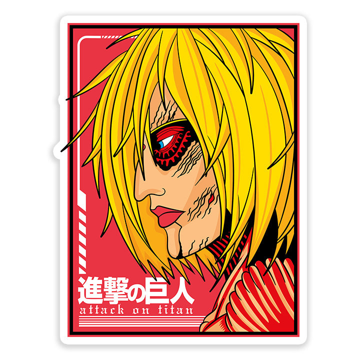 Annie leonhart Attack on Titan Sticker