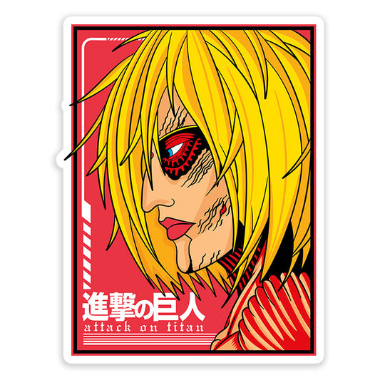 Annie leonhart Attack on Titan Sticker