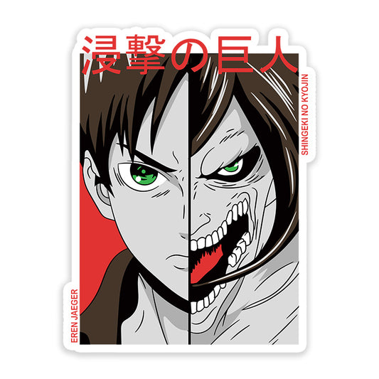 Eren Yeager Titan Attack on Titan Sticker