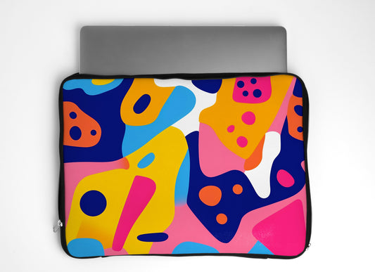 Yellow plus colors abstract Laptop Sleeve