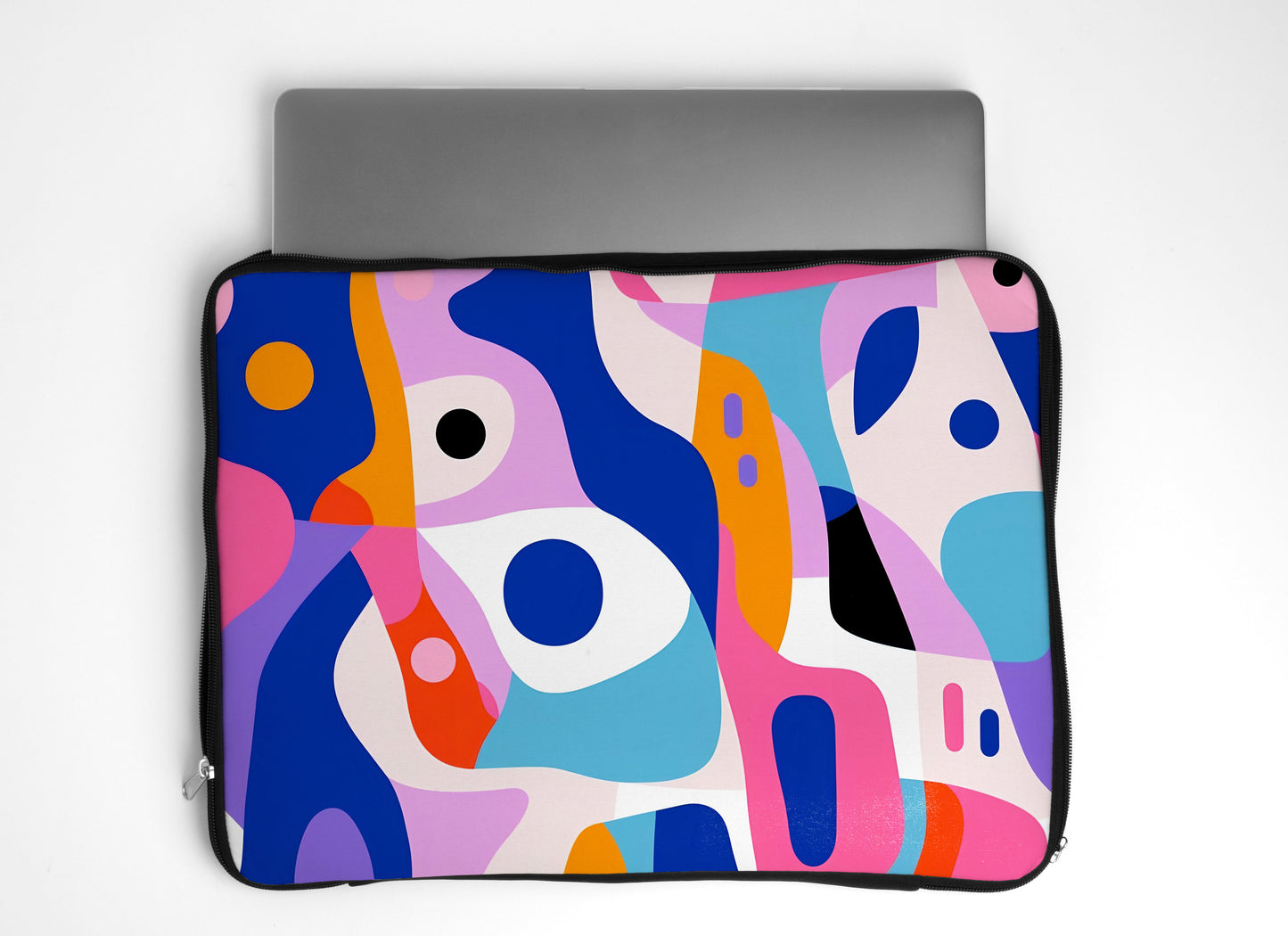 Purple plus colors abstract Laptop Sleeve