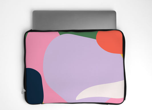 Abstract colorful Purple Laptop Sleeve