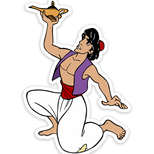 Aladdin & Lamp Sticker