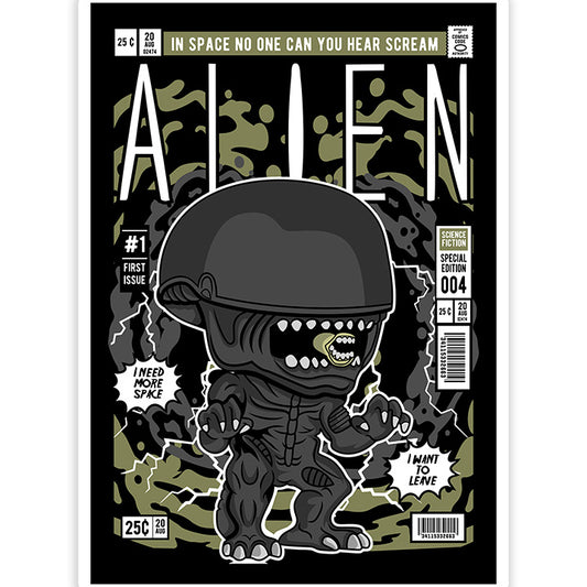 Alien Sticker