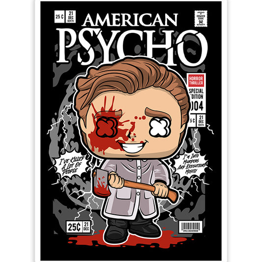 American Psycho Patrick Bateman Sticker