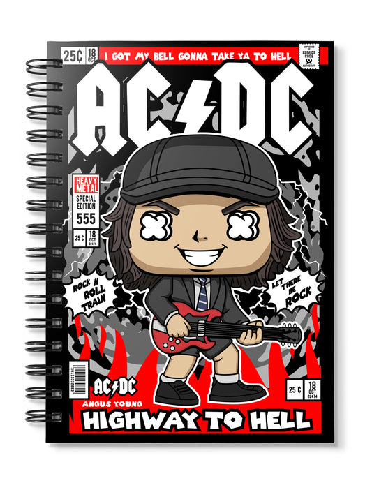 Angus Young ACDC Notebook