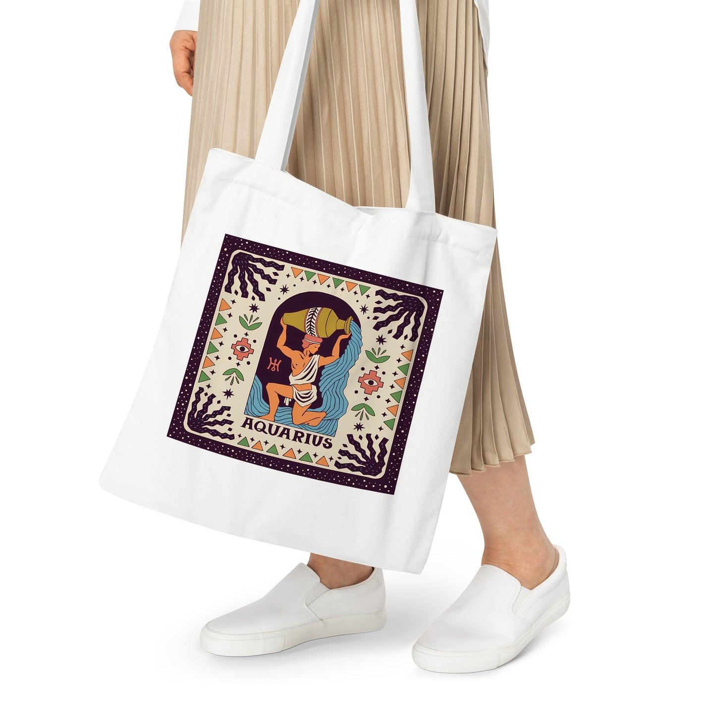 Aquarius Horoscope Tote Bag