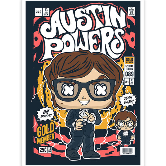 Austin Powers Sticker