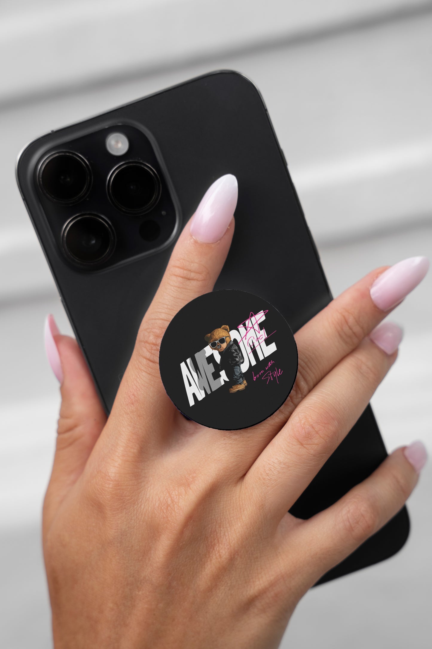 Awesome Bear Pop Socket