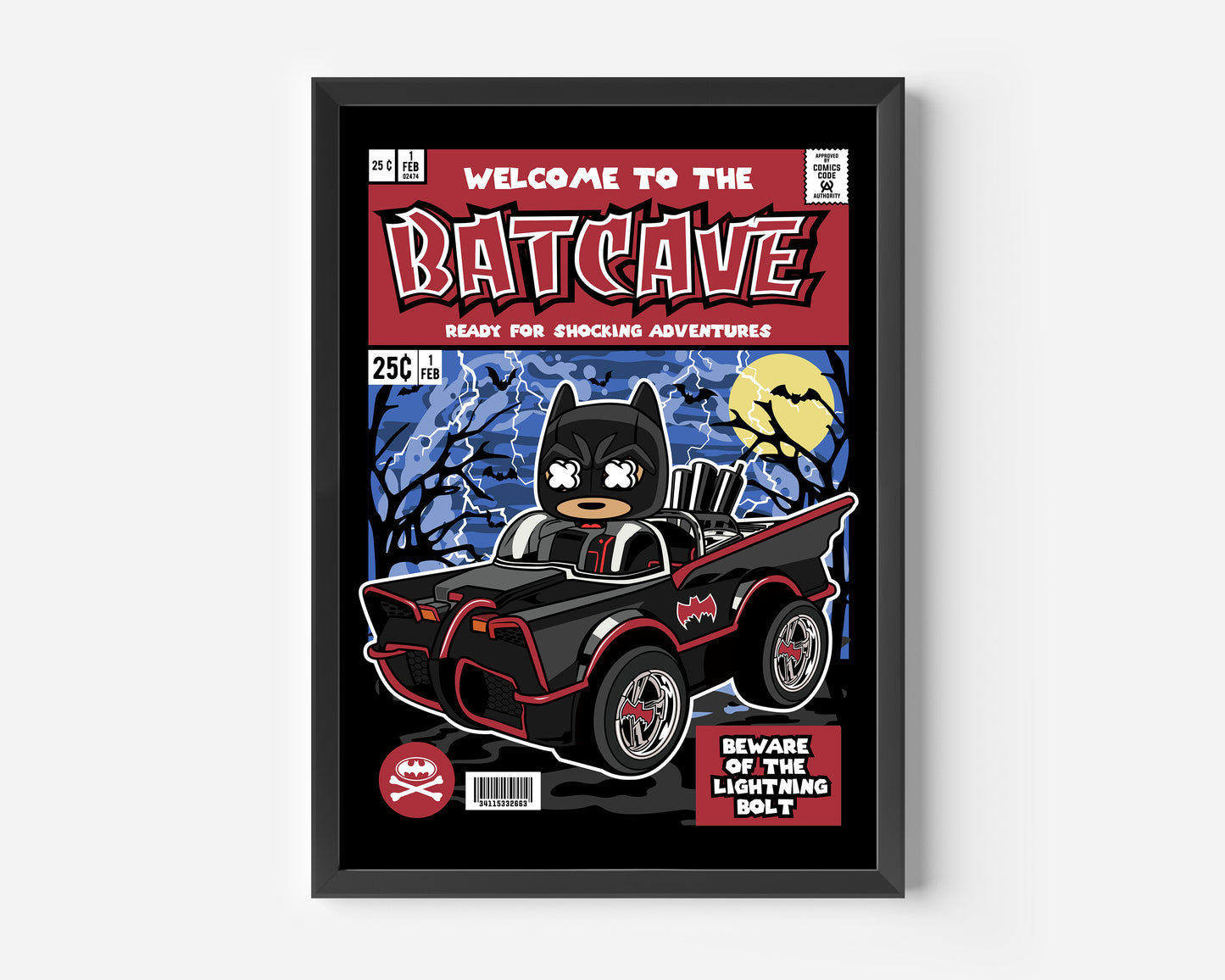 Bat Mobile Pop Poster