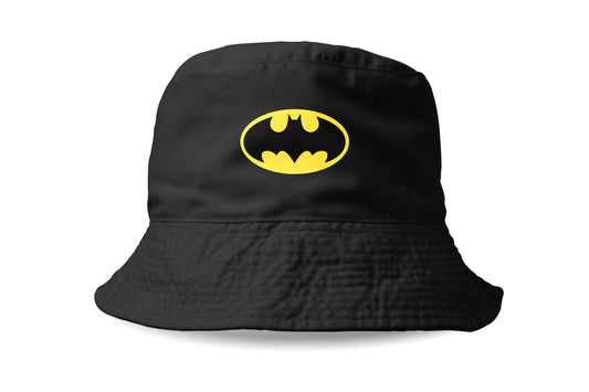 Black Batman Bucket Hat