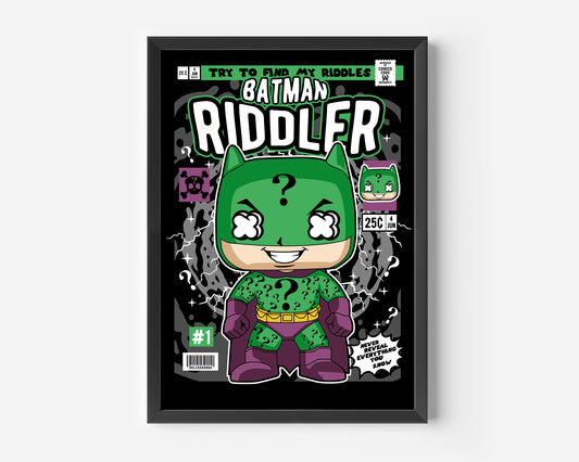 Batman Riddler Pop Poster