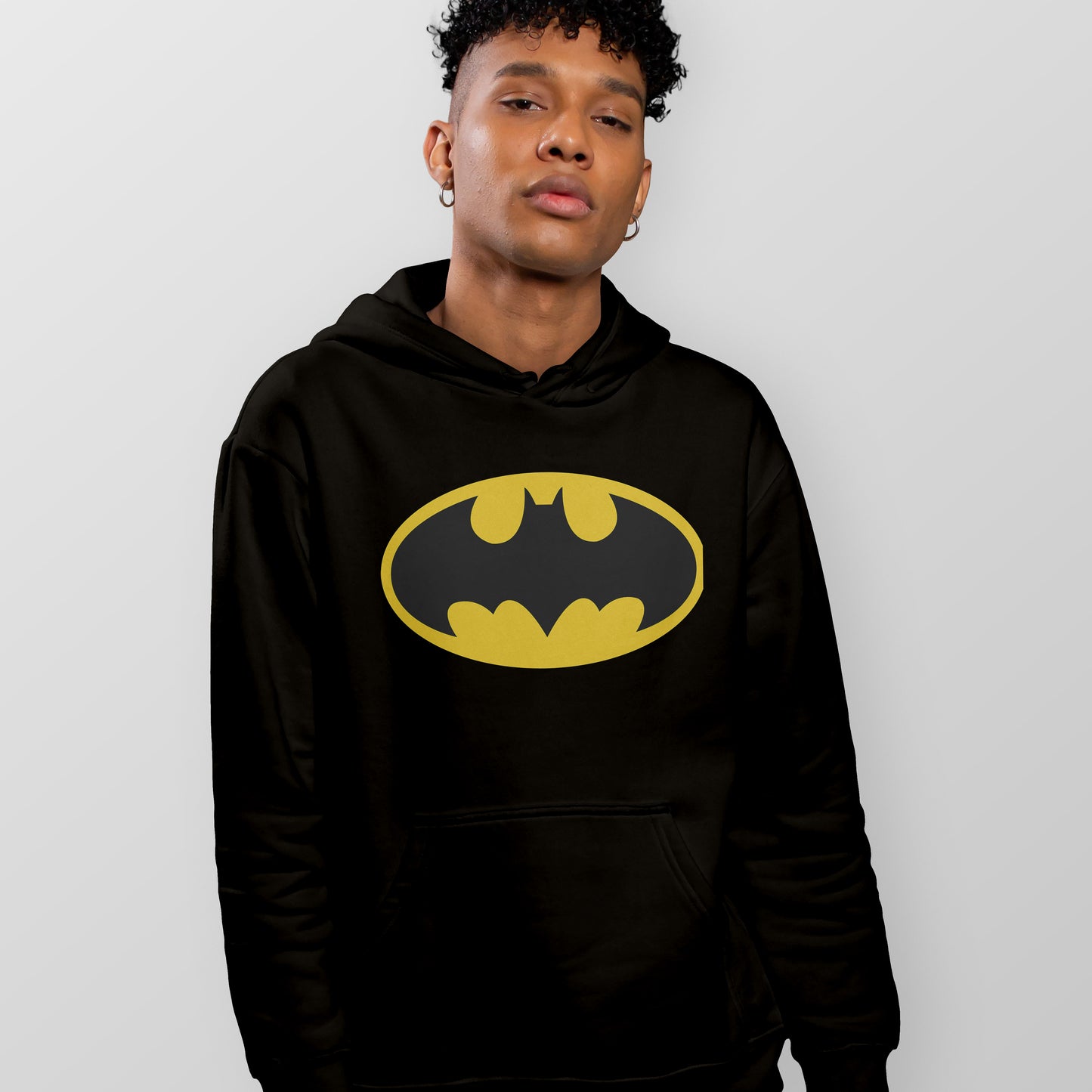 Batman Hoodie Relaxed fit Black