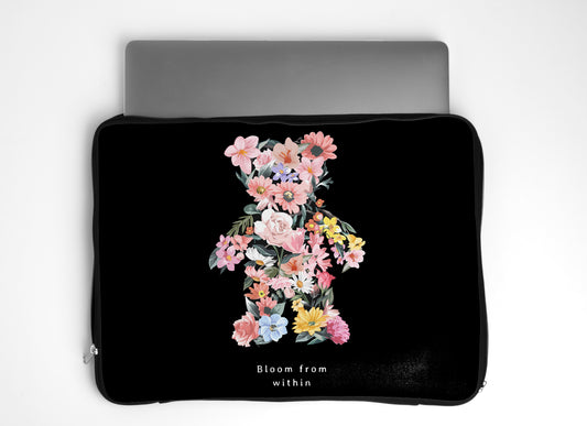 Bloom Bear Laptop Sleeve