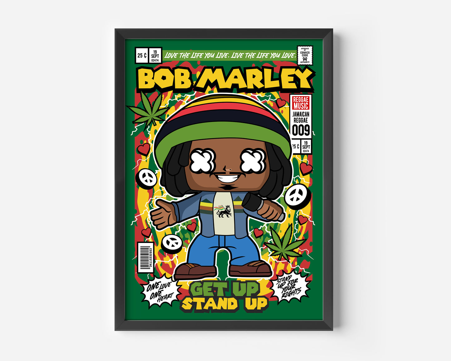 Bob Marley Pop Poster