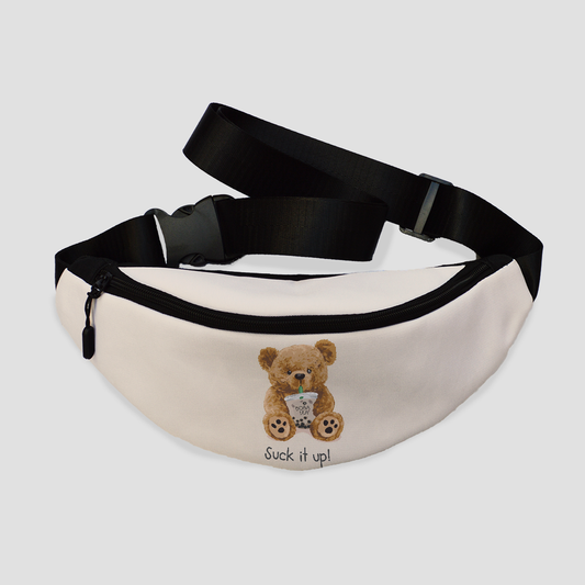 bej Suck it up Boba Bear Fanny Pack