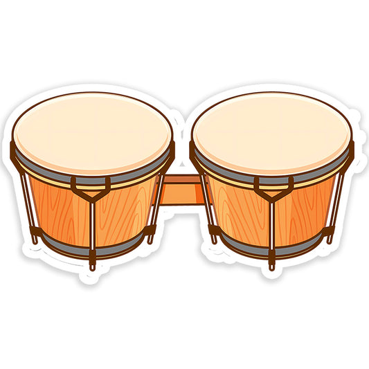 Bongo Drum Sticker