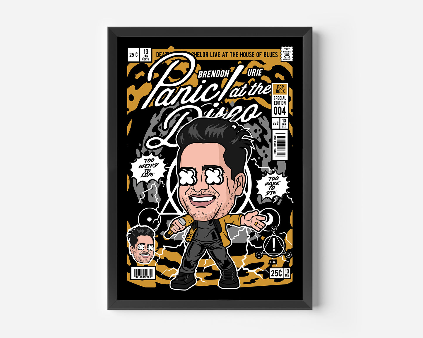 Brendon Urie Panic at the Disco Poster