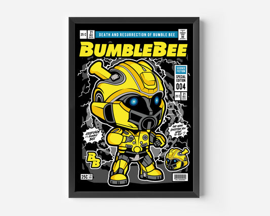 Bumble Bee Pop Poster