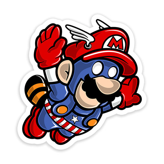 Captain Mario Sticker