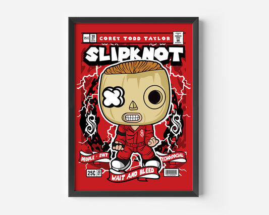 Corey Taylor Slipknot Pop Poster