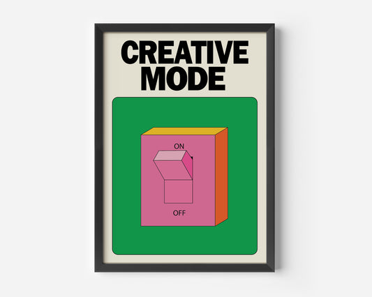 Creative Mode Poster