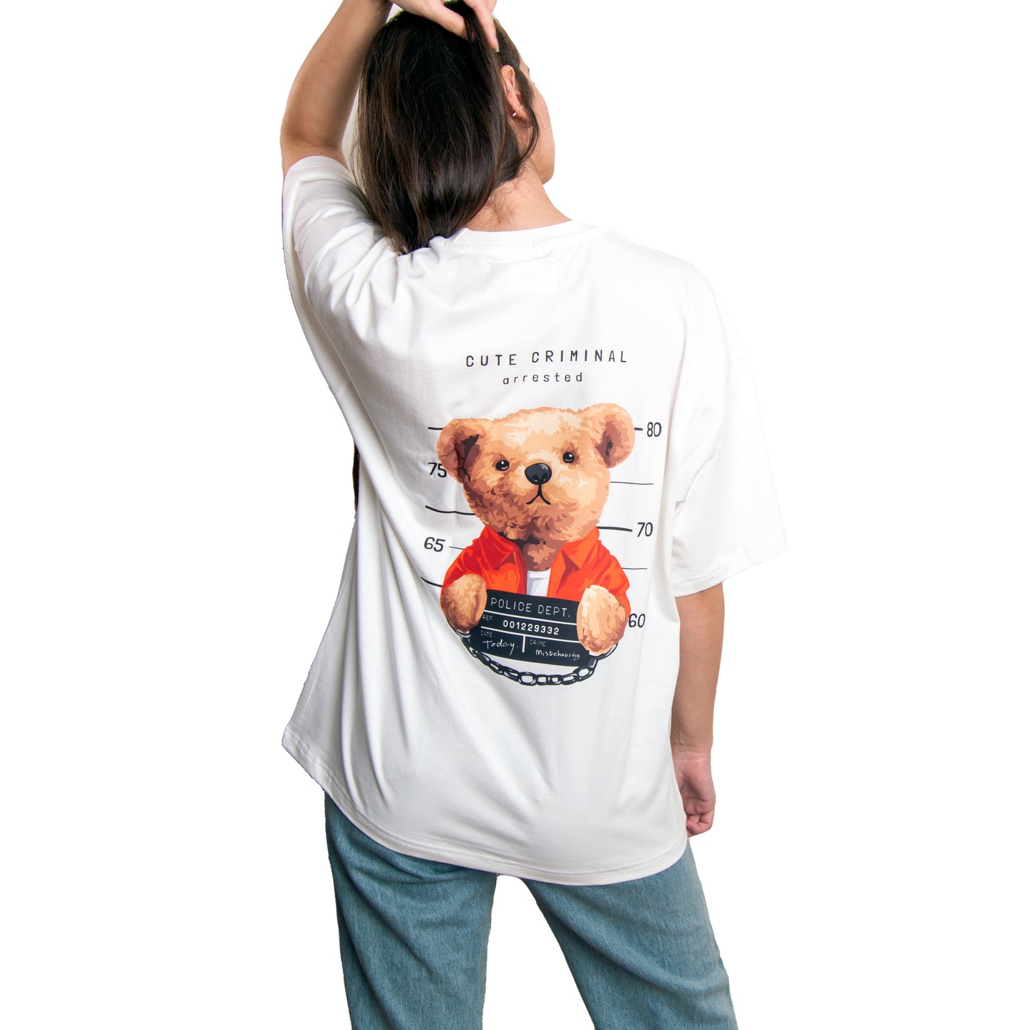 Arrested Bear Oversized Tee's