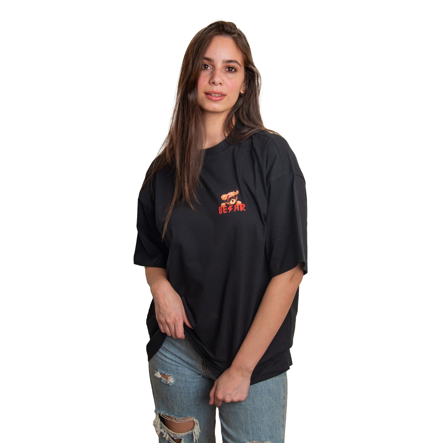 Warning Bear Oversized Tee's