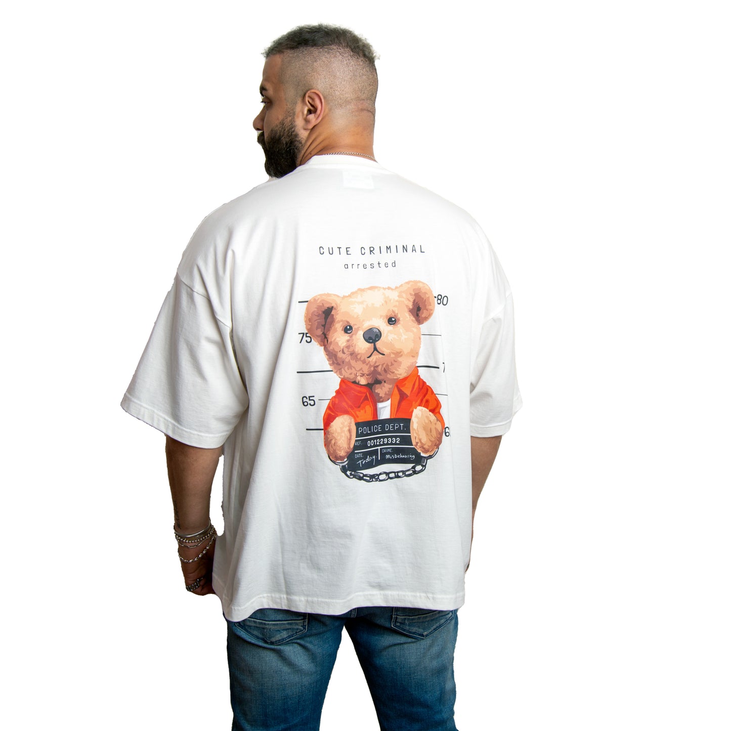 Arrested Bear Oversized Tee's