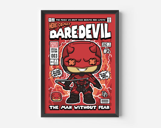 Dare Devil Pop Poster