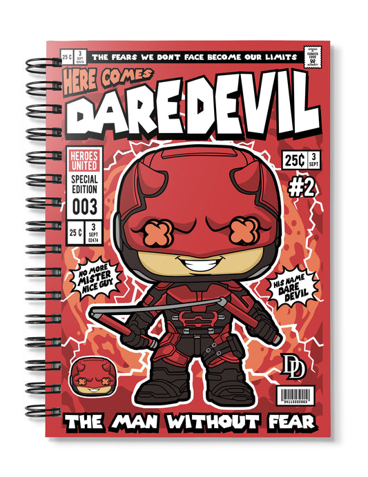 Dare Devil Pop Art Notebook