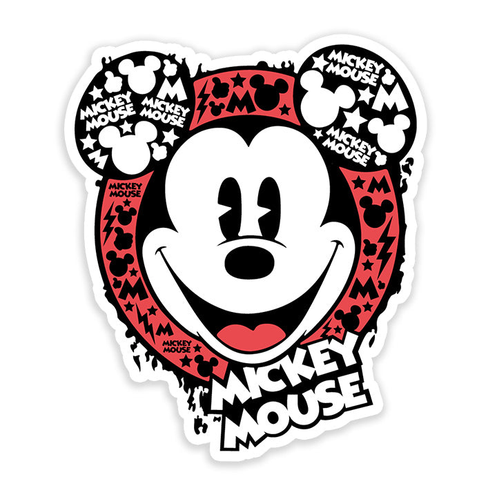 mickey mouse Circle Sticker