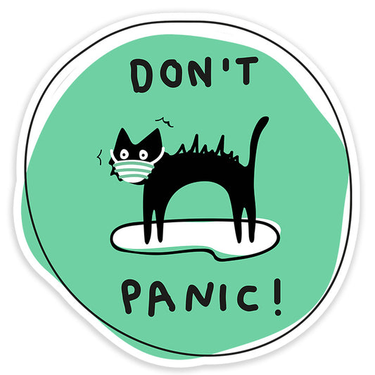 Don't Panic Sticker