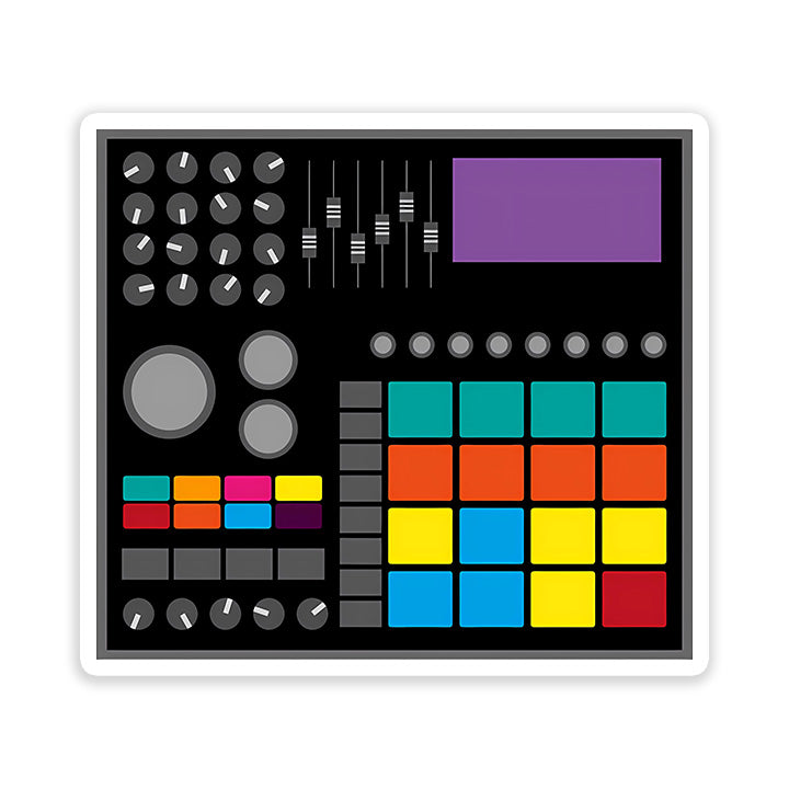 Drum machine Sticker