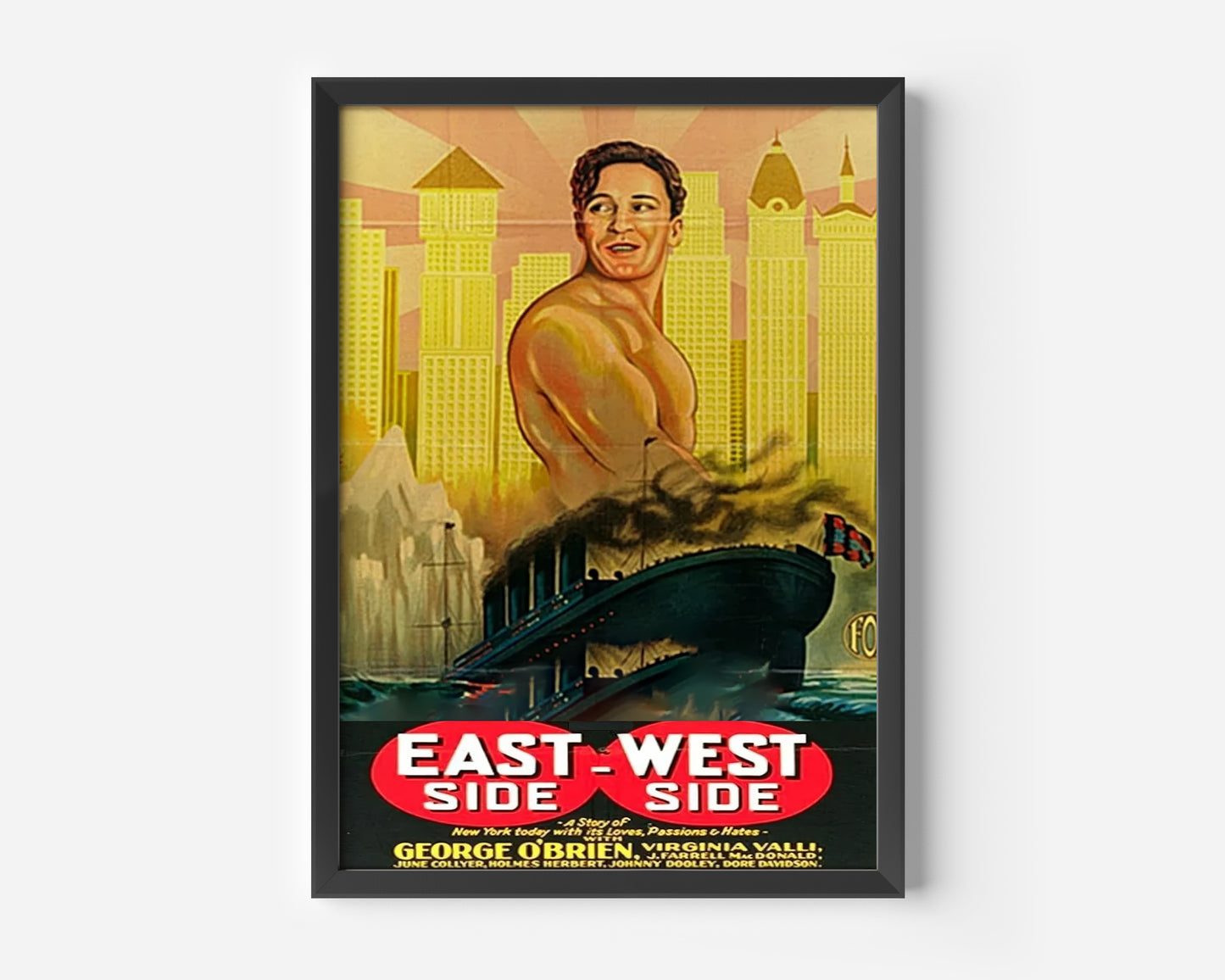 East Side, West Side (1927) Poster