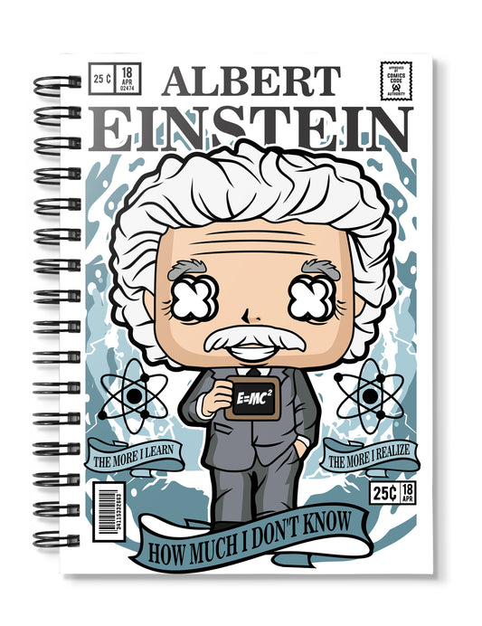 Einstein Pop Art Notebook