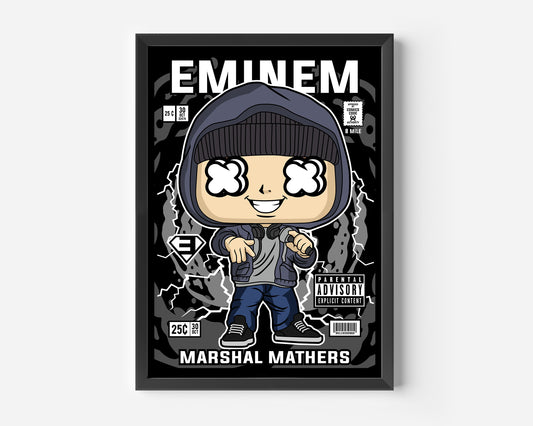 Eminem 8 Mile Pop Poster